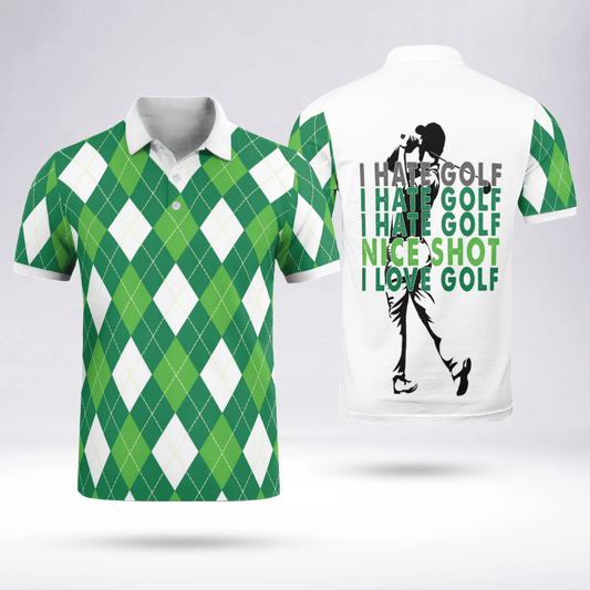 Joycorners I HATE GOLF I HATE GOLF 3D Design All Over Printed