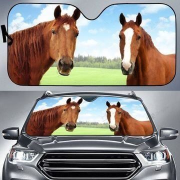 Joycorners Horse All Over Printed 3D Sun Shade