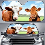 Joycorners Hereford Cattle All Over Printed 3D Sun Shade