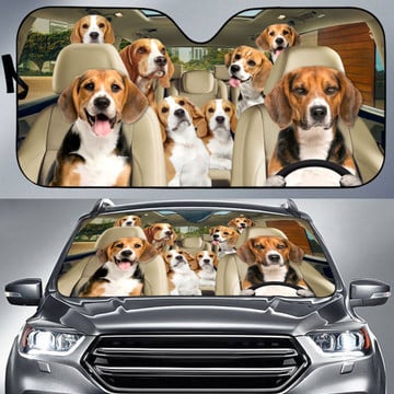 Joycorners BEAGLE All Over Printed 3D Sun Shade