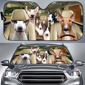 Joycorners BULL TERRIER All Over Printed 3D Sun Shade