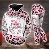 Joycorners Pink Leopard Bunny Grandama 3D All Over Printed Shirts