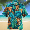 Joycorners Airedale Terrier Dog Lovers Hawaiian Style For Summer All Printed 3D Hawaiian Shirt