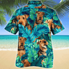 Joycorners Airedale Terrier Dog Lovers Hawaiian Style For Summer All Printed 3D Hawaiian Shirt