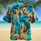 Joycorners Cairn Terrier Dog Lovers Hawaiian Style For Summer All Printed 3D Hawaiian Shirt