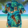Joycorners German Shepherd Dog Lovers Hawaiian Style For Summer All Printed 3D Hawaiian Shirt