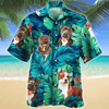 Joycorners Pitbull Dog Lovers Hawaiian Style For Summer All Printed 3D Hawaiian Shirt