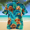 Joycorners Poodle Dog Lovers Hawaiian Style For Summer All Printed 3D Hawaiian Shirt