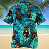 Joycorners Rottweiler Dog Lovers Hawaiian Style For Summer All Printed 3D Hawaiian Shirt