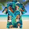 Joycorners Beagle Dog Lovers Hawaiian Style For Summer All Printed 3D Hawaiian Shirt