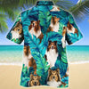 Joycorners Shetland Sheepdog Dog Lovers Hawaiian Style For Summer All Printed 3D Hawaiian Shirt