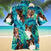 Joycorners Miniature American Shepherd Dog Lovers Hawaiian Style For Summer All Printed 3D Hawaiian Shirt