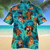 Joycorners Rhodesian Ridgeback Dog Lovers Hawaiian Style For Summer All Printed 3D Hawaiian Shirt