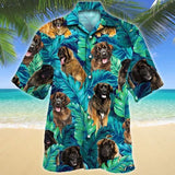 Joycorners Leonberger Dog Lovers Hawaiian Style For Summer All Printed 3D Hawaiian Shirt