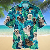 Joycorners Lowchen Dog Lovers Hawaiian Style For Summer All Printed 3D Hawaiian Shirt
