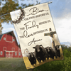 Joycorners Black Angus Bless Family Love Amen 3D Printed Flag