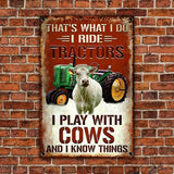 Joycorners Charolais Cattle That's What I Do All Printed 3D Metal Sign