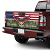 Joycorners Veteran United States Eagle Green Camo All Over Printed 3D Truck Tailgate Decal