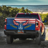 Joycorners U.S Navy Veteran American Eagle All Over Printed 3D Truck Tailgate Decal