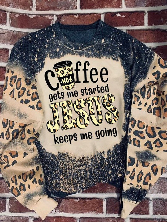 Coffee Jesus All Over Printed Shirts