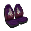 Joycorners White Horse - Horse Symbols - Purple Heart Car Seat Cover Set (2Pcs)