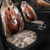 Joycorners Horse In The Wood Full Of Leaves Car Seat Cover Set (2Pcs)