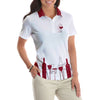 Joycorners Im A Simple Woman Love Golf And Wine Women Polo Shirt