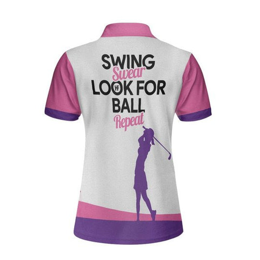 Joycorners Swing Swear Look For Ball Repeat Women Polo Shirt