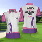 Joycorners Swing Swear Look For Ball Repeat Women Polo Shirt