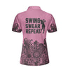 Joycorners Mandala Pattern Swing Swear Repeat Women Polo Shirt