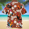 Joycorners Chicken Red Tribal Hawaiian Shirt