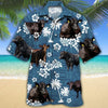 Joycorners Black Angus Blue Tribal All Over Printed 3D Hawaiian Shirt