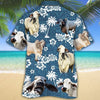 Joycorners BRAHMAN Cattle Blue Tribal All Over Printed 3D Hawaiian Shirt
