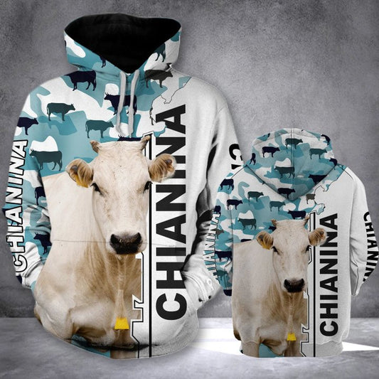 Joycorners CHIANINA HALF CAMO All Over Printed 3D Hoodie