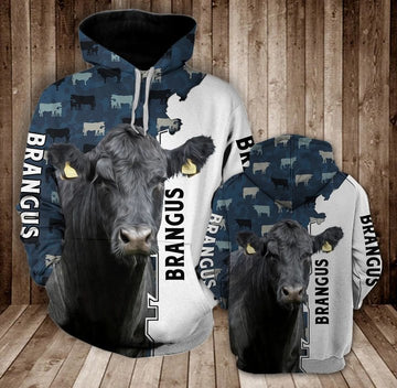 Joycorners BRANGUS HALF CAMO All Over Printed 3D Hoodie