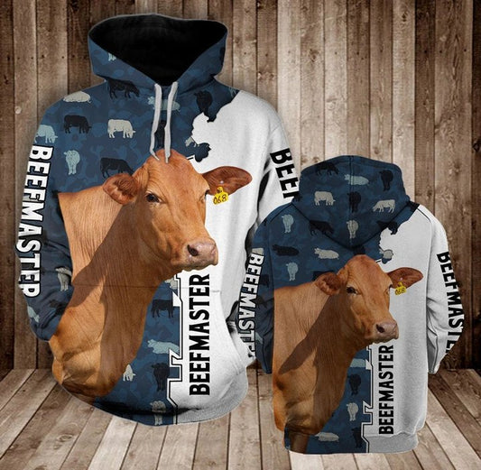 Joycorners BEEFMASTER HALF CAMO All Over Printed 3D Hoodie