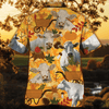 Joycorners Charolais Cattle Lovers Orange Nature Autumn Hawaiian Shirt