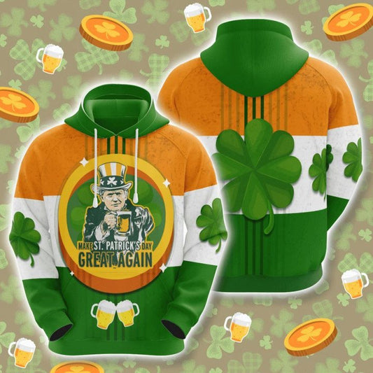 MAKE ST. PATRICK'S DAY GREAT AGAIN All Over Print 3D shirt