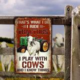 Joycorners Brahman Cattle That's What I Do All Printed 3D Metal Sign