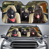 Joycorners BLACK RUSSIAN TERRIER CAR All Over Printed 3D Sun Shade