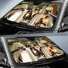 Joycorners TORTOISESHELL CAT CAR All Over Printed 3D Sun Shade