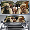 Joycorners SPANISH WATER DOG CAR All Over Printed 3D Sun Shade