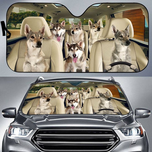 Joycorners TAMASKAN CAR All Over Printed 3D Sun Shade