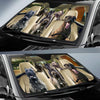 Joycorners PRESA CANARIO CAR All Over Printed 3D Sun Shade