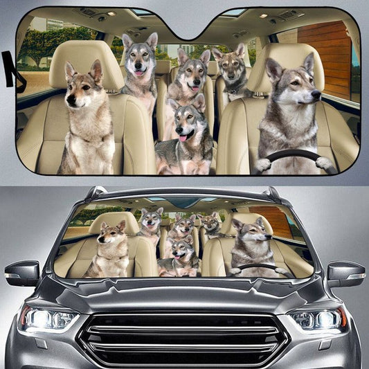 Joycorners SAARLOOS WOLFDOG CAR All Over Printed 3D Sun Shade