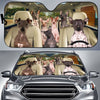 Joycorners AMERICAN HAIRLESS TERRIER CAR All Over Printed 3D Sun Shade