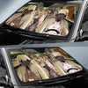 Joycorners AMERICAN HAIRLESS TERRIER CAR All Over Printed 3D Sun Shade