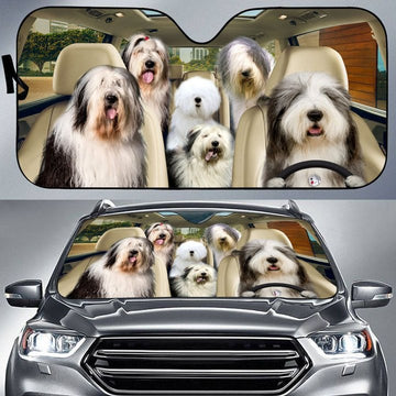 Joycorners BOBTAIL CAR All Over Printed 3D Sun Shade