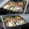 Joycorners AMERICAN FOXHOUND CAR All Over Printed 3D Sun Shade