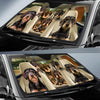 Joycorners WIREHAIRED DACHSHUND CAR All Over Printed 3D Sun Shade